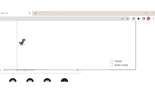 Chrome Dino Game [Offline]  from Chrome web store to be run with OffiDocs Chromium online